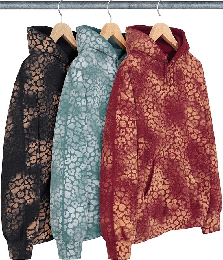 Bleached Leopard Hooded Sweatshirt